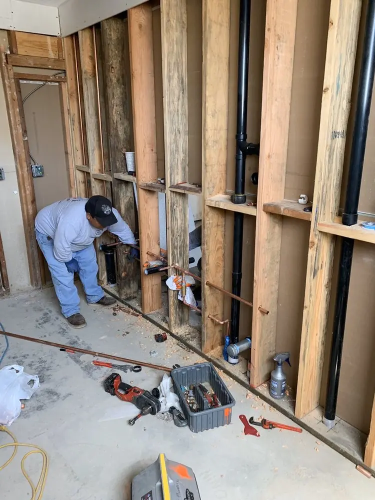 Commercial rough-in plumbing for Water Heater Replacement in Commerce Township